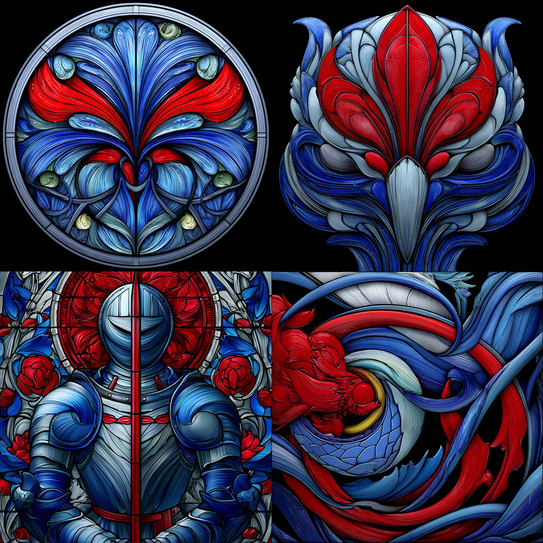 Stained Glass Knight