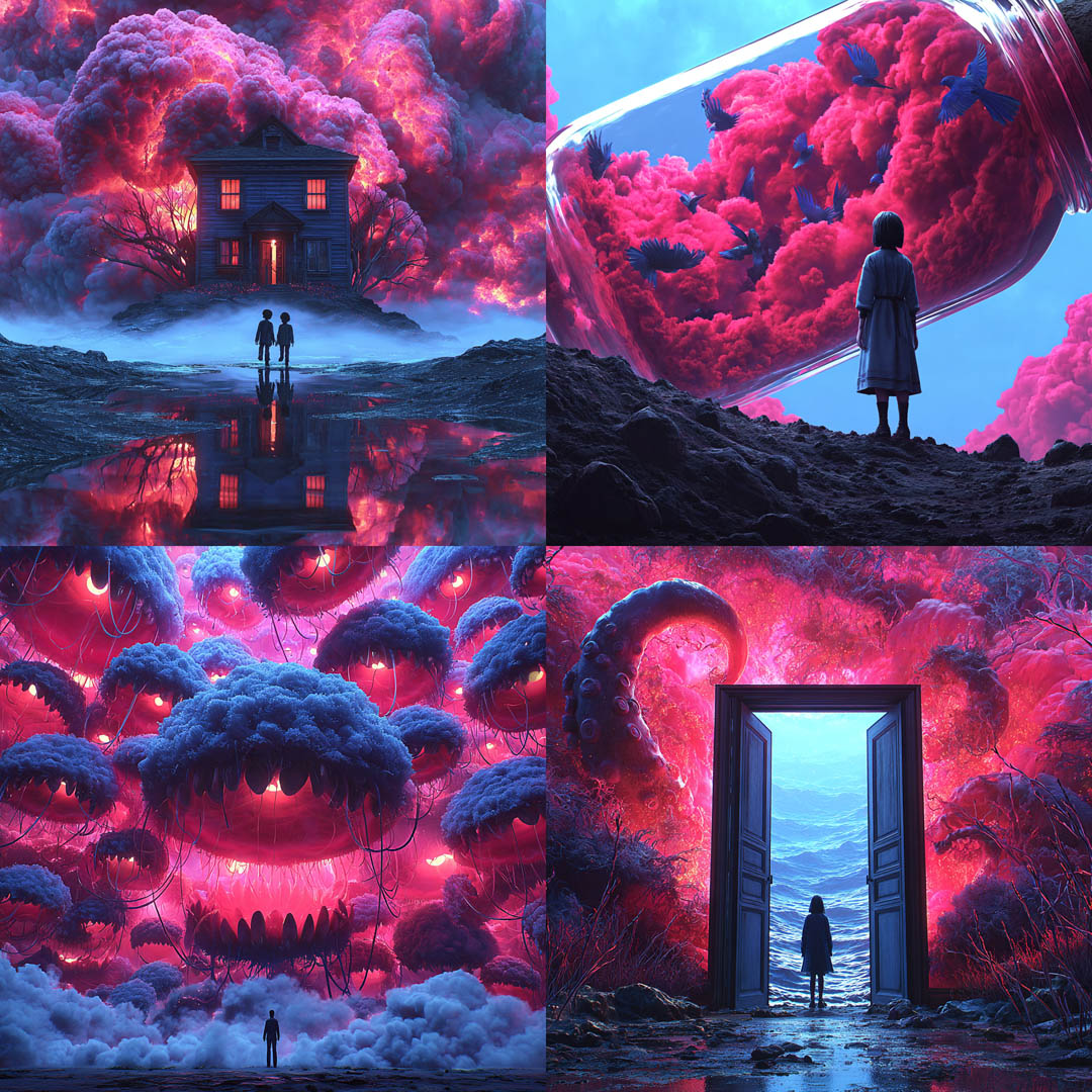 Neon Cosmic Horror