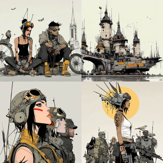 Post-Apocalyptic Graphic Novel