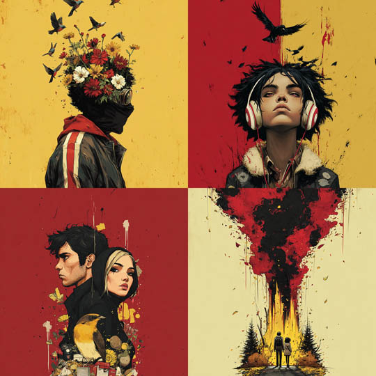 Neo-Pop Grunge Collage