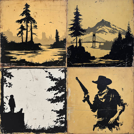 Western Silhouette Grit