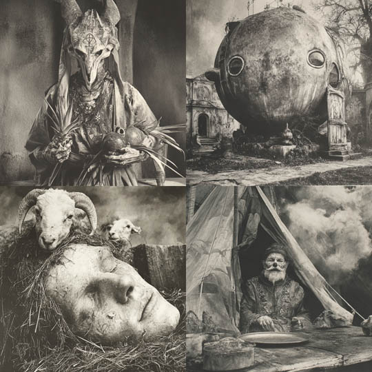 Sepia Surreal Ritual