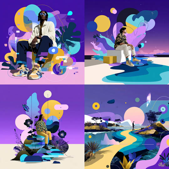 Neo-Futurist Pop Abstraction