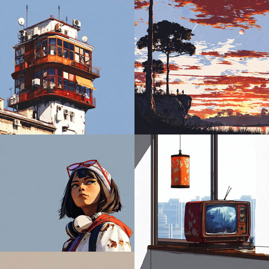 Neo-Realist Digital Scenes