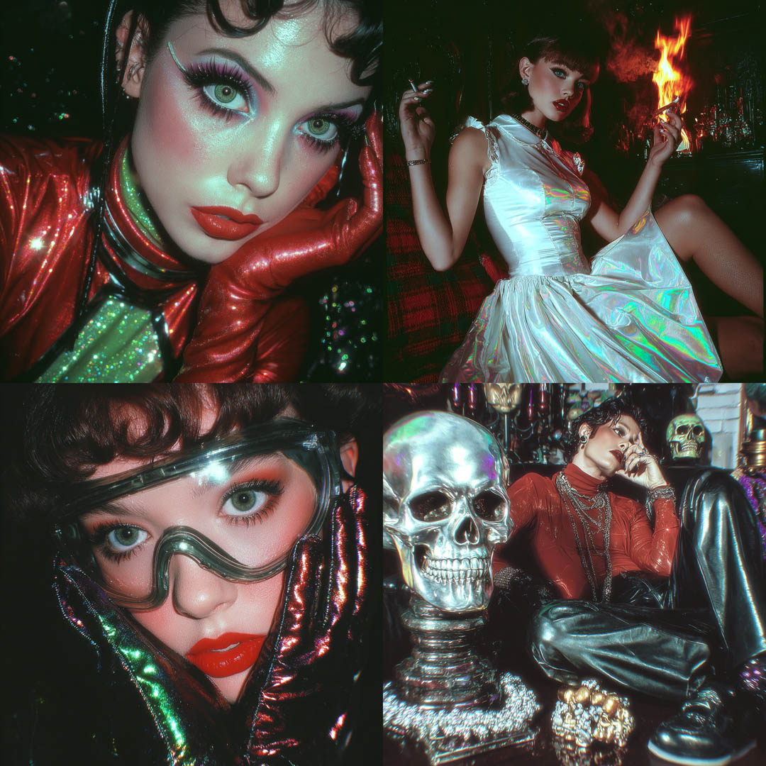 Neon Glam Noir
