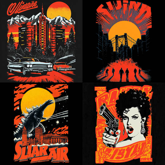 Retro Neon Grindhouse