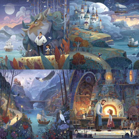 Painterly Fantasy Storybook