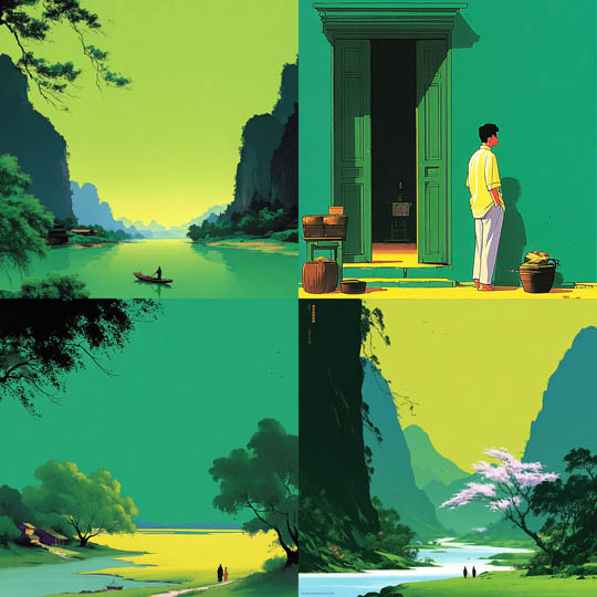 Minimalist Verdant Serenity