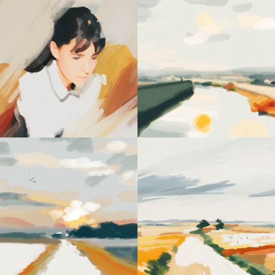 Impressionist Digital Landscape