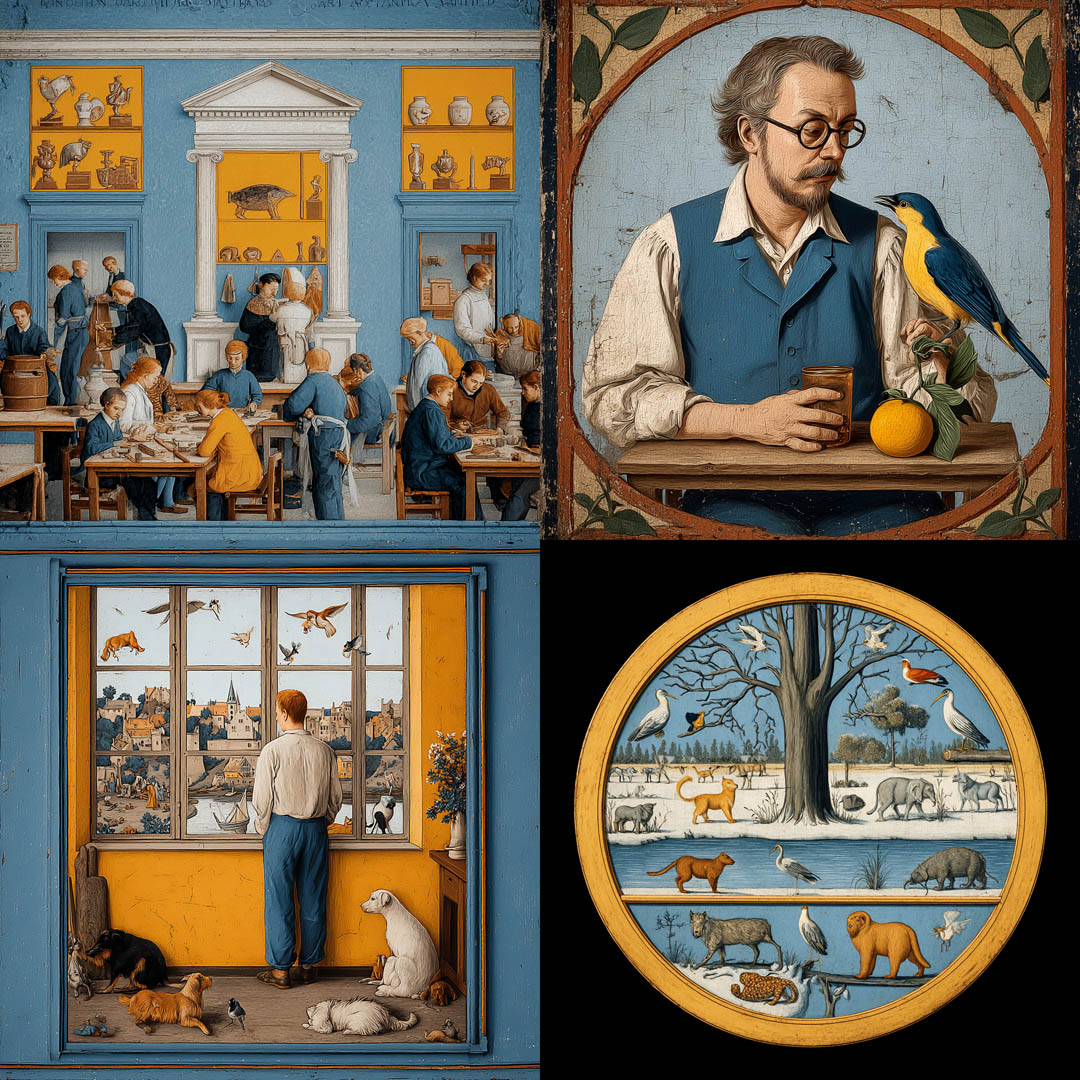 Flemish Revival Tableau