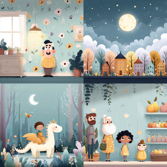 Whimsical Storybook Worlds