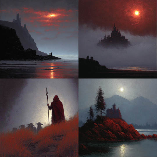 Gothic Nocturne Landscapes