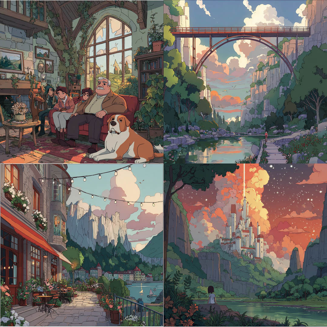 Storybook Environmental Scenes