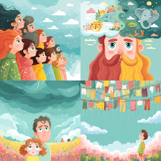 Vibrant Narrative Illustrations