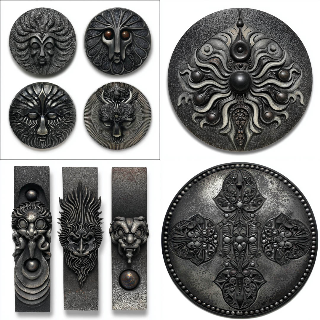 Ornate Metal Relief