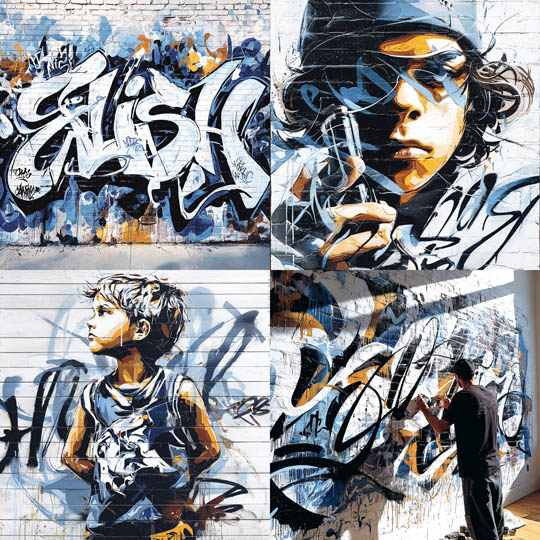 Expressive Urban Graffiti