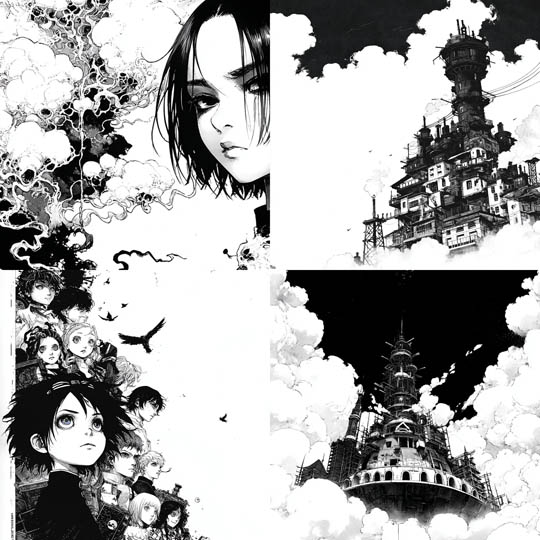 Monochrome Gothic Manga