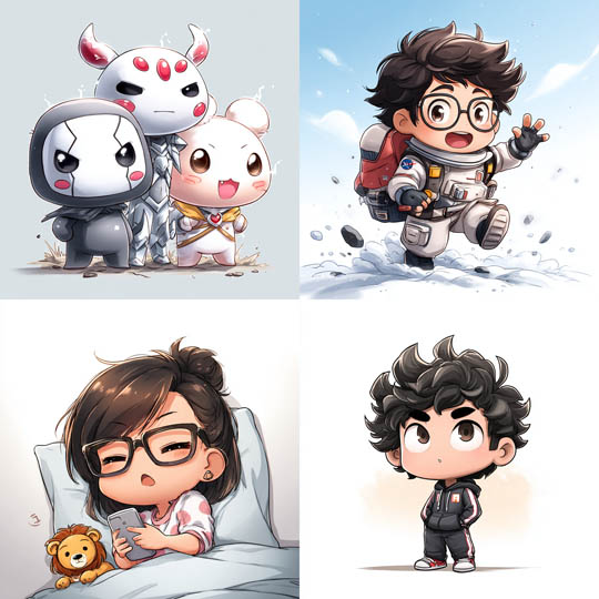 Chibi Character Illustration