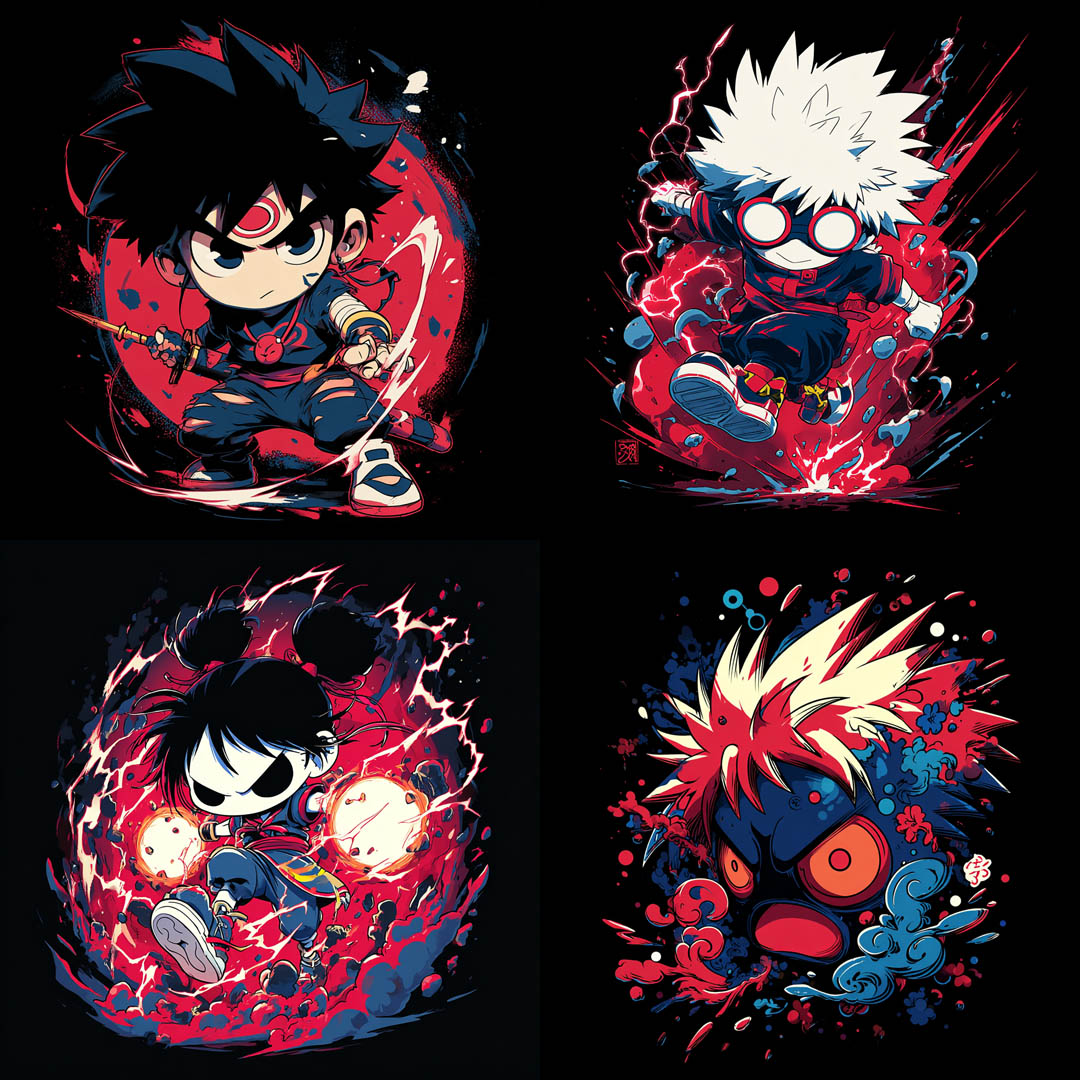 Neon Chibi Battle