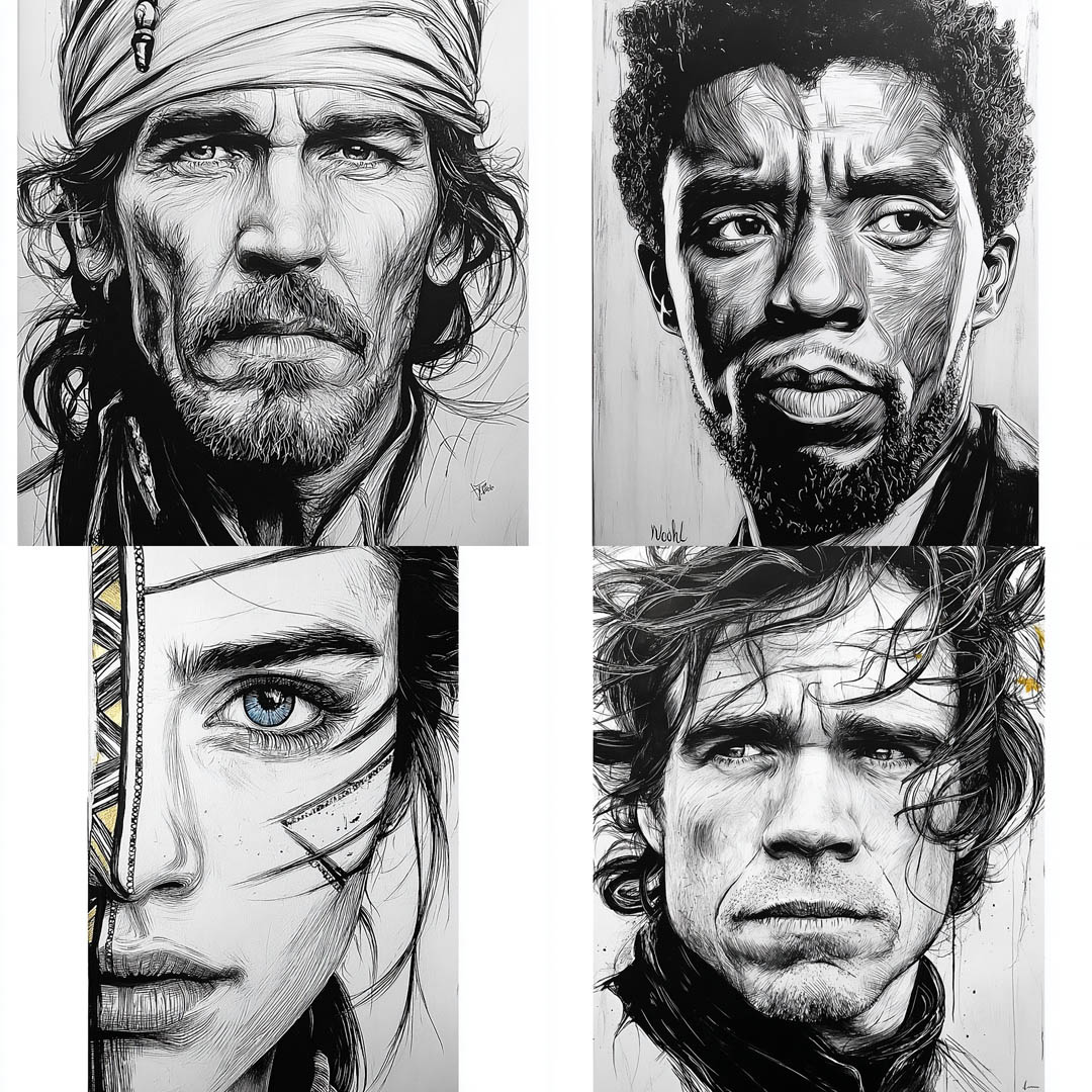 Pen-and-Ink Hyperrealism