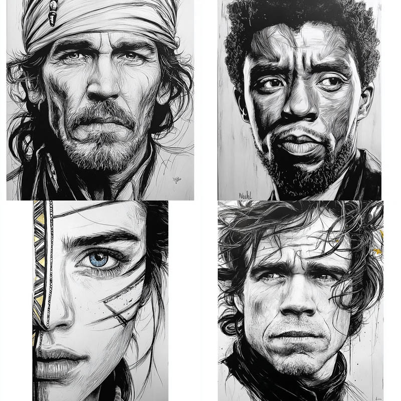 Pen-and-Ink Hyperrealism