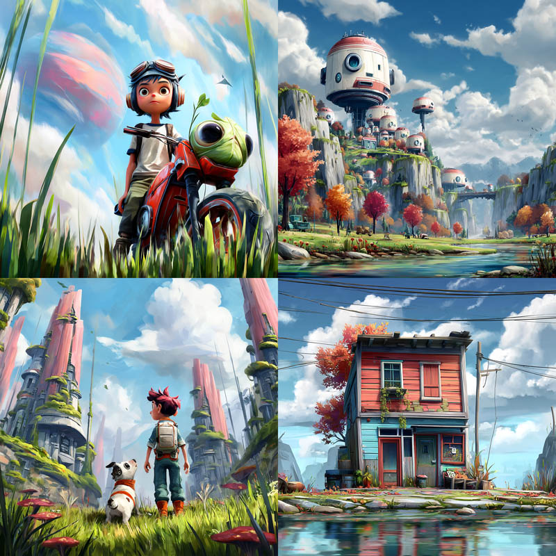 Whimsical 3D Illustrative Adventure