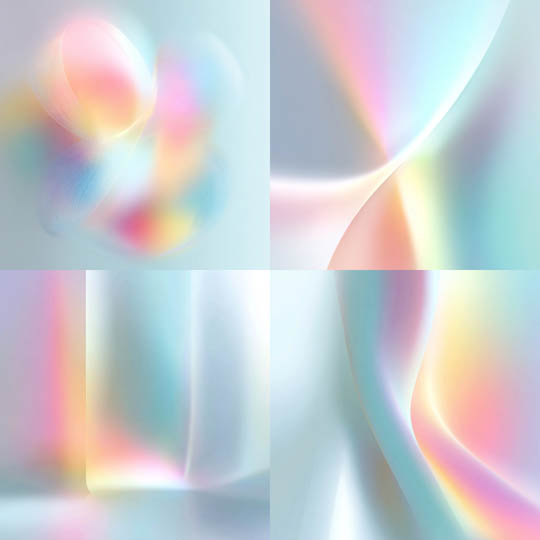 Soft Pastel Gradient Abstraction