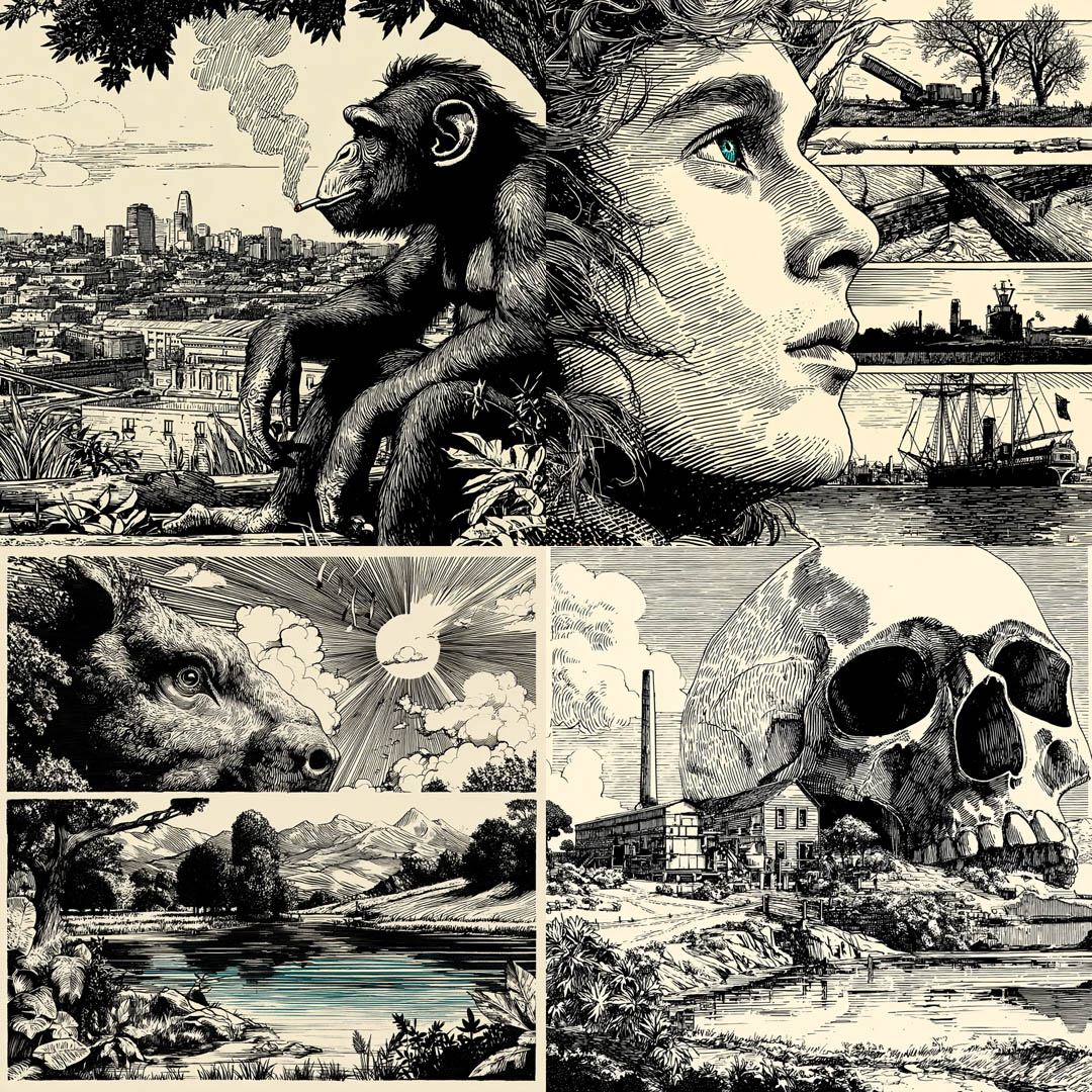 Engraved Mythic Realism