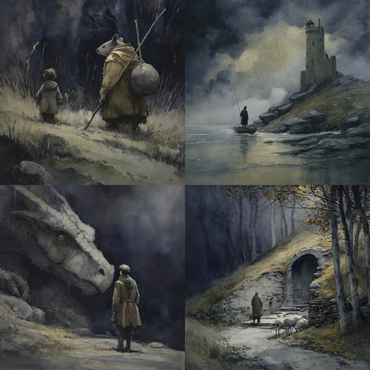 Watercolor Fantasy Journey