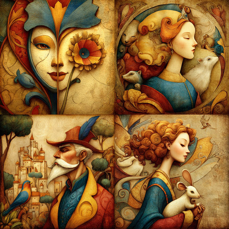 Ornate Storybook Illustrations