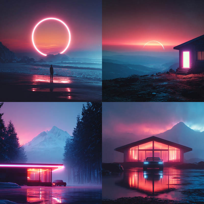 Neon Cyberpunk Photorealism