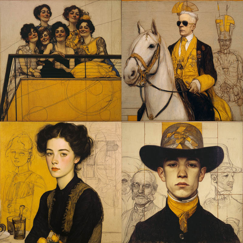 Vintage Academic Portrait Study