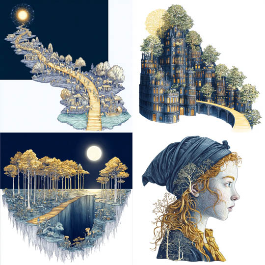 Luminous Storybook Realms