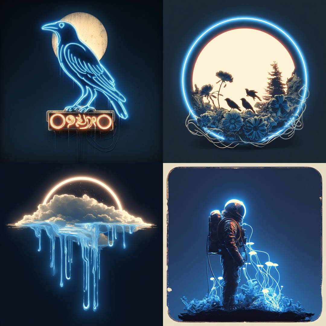 Neon Surrealist Dreams