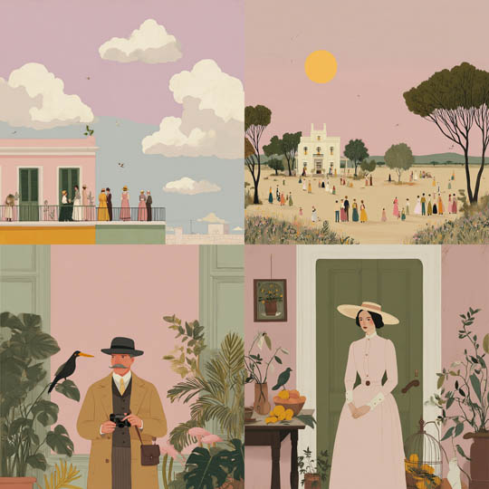 Pastel Narrative Illustration