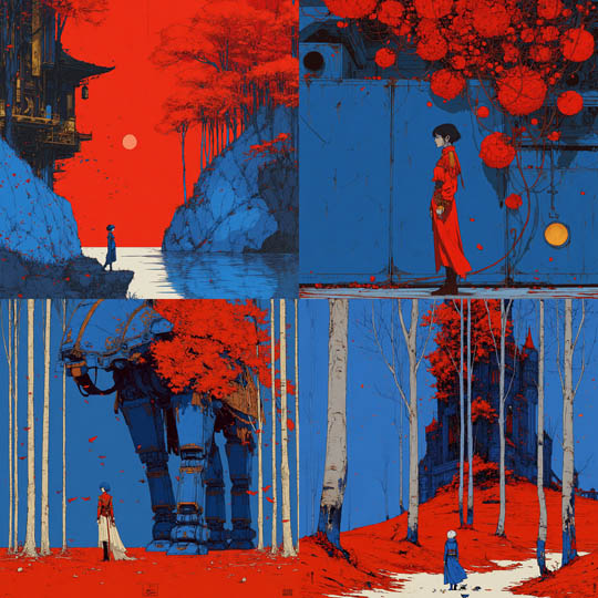 Bold Minimalist Surrealism