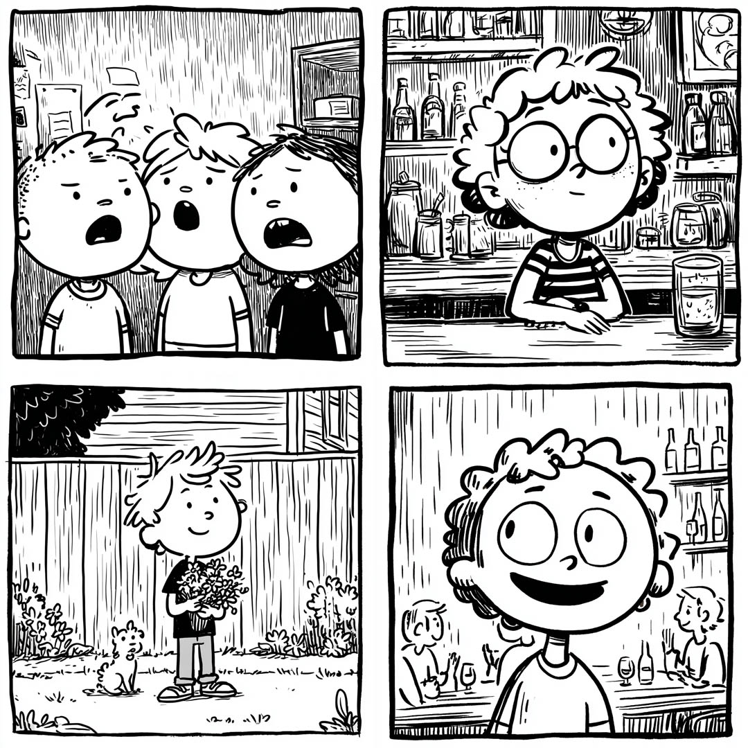 Comic Strip Linework