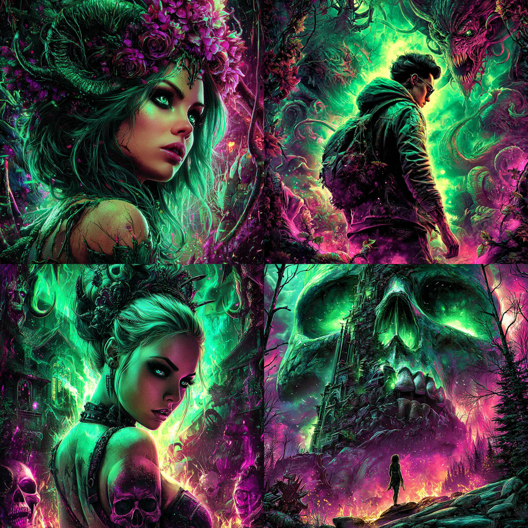 Neon Goth Darkness