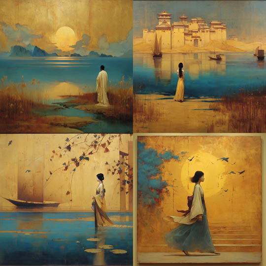 Golden Oriental Romanticism