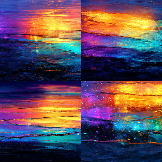 Iridescent Liquid Colorscape
