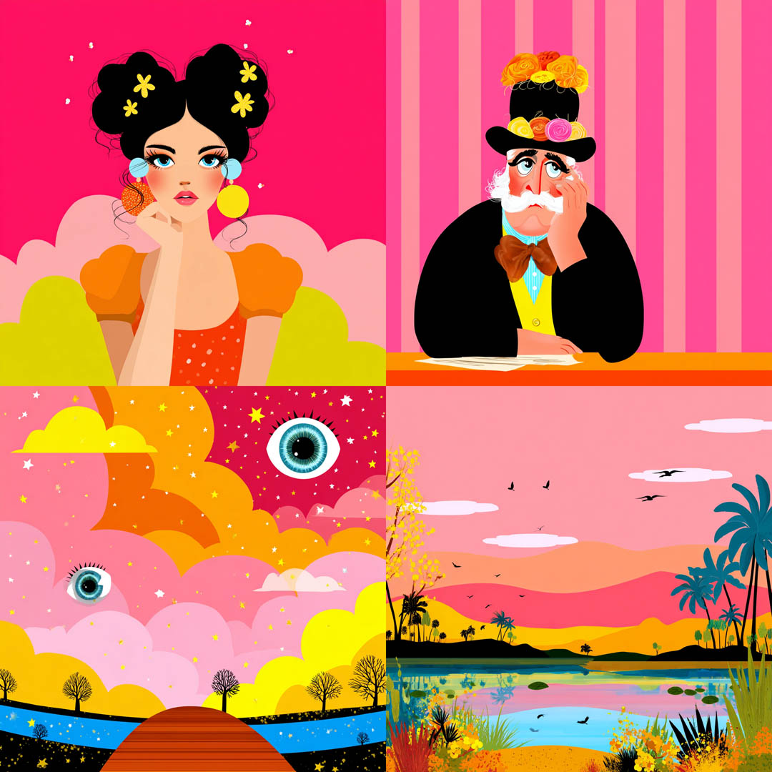 Vibrant Pop Surrealism