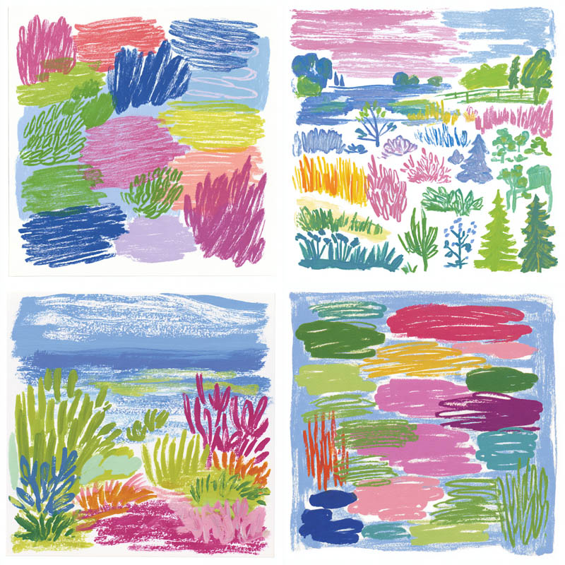 Expressive Pastel Chalk Sketch