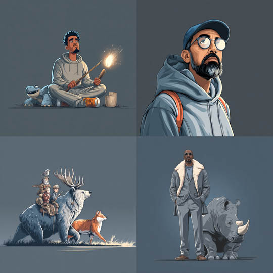 Illustrated Character Companions