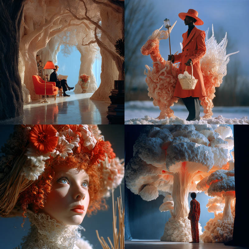 Textile Dreamscape Sculpture