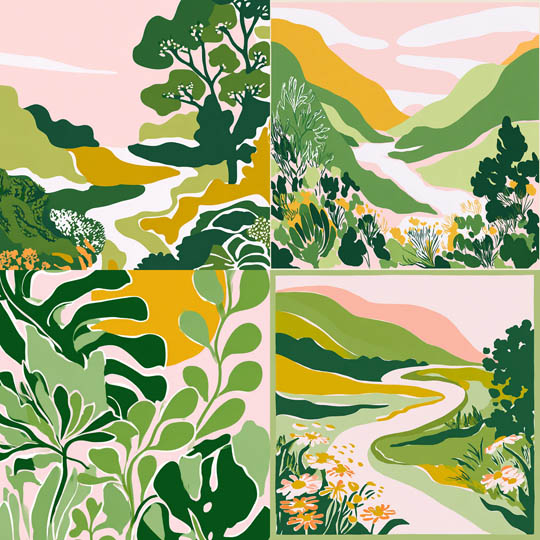 Springtime Graphic Botanicals