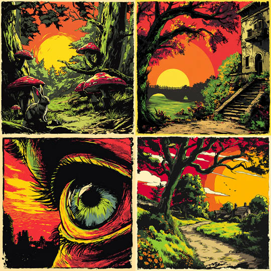 Psychedelic Comic Surrealism