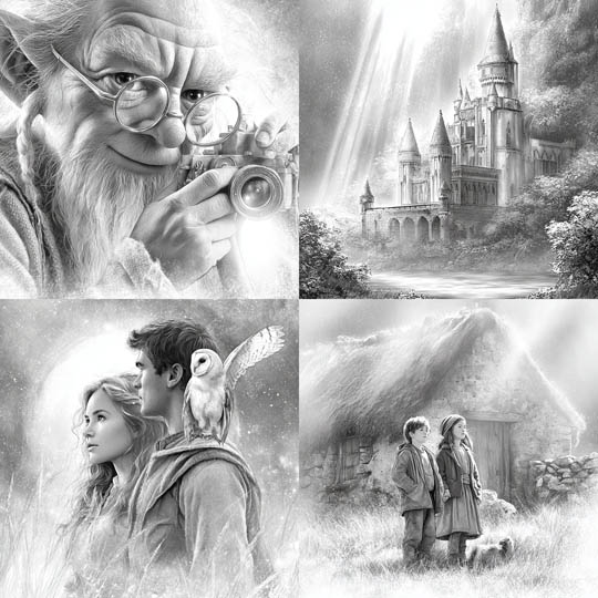 Monochrome Fairy Tale Realism