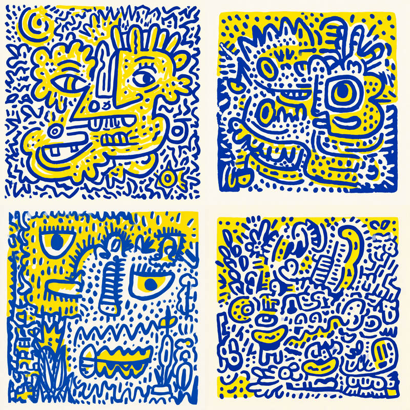 Energetic Line Doodle