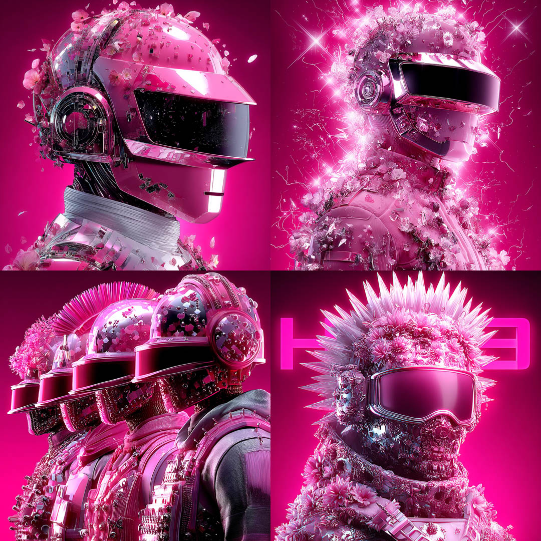 Futuristic Pink Armor