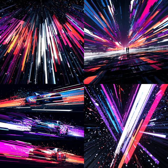 Neon Motion Speedscape